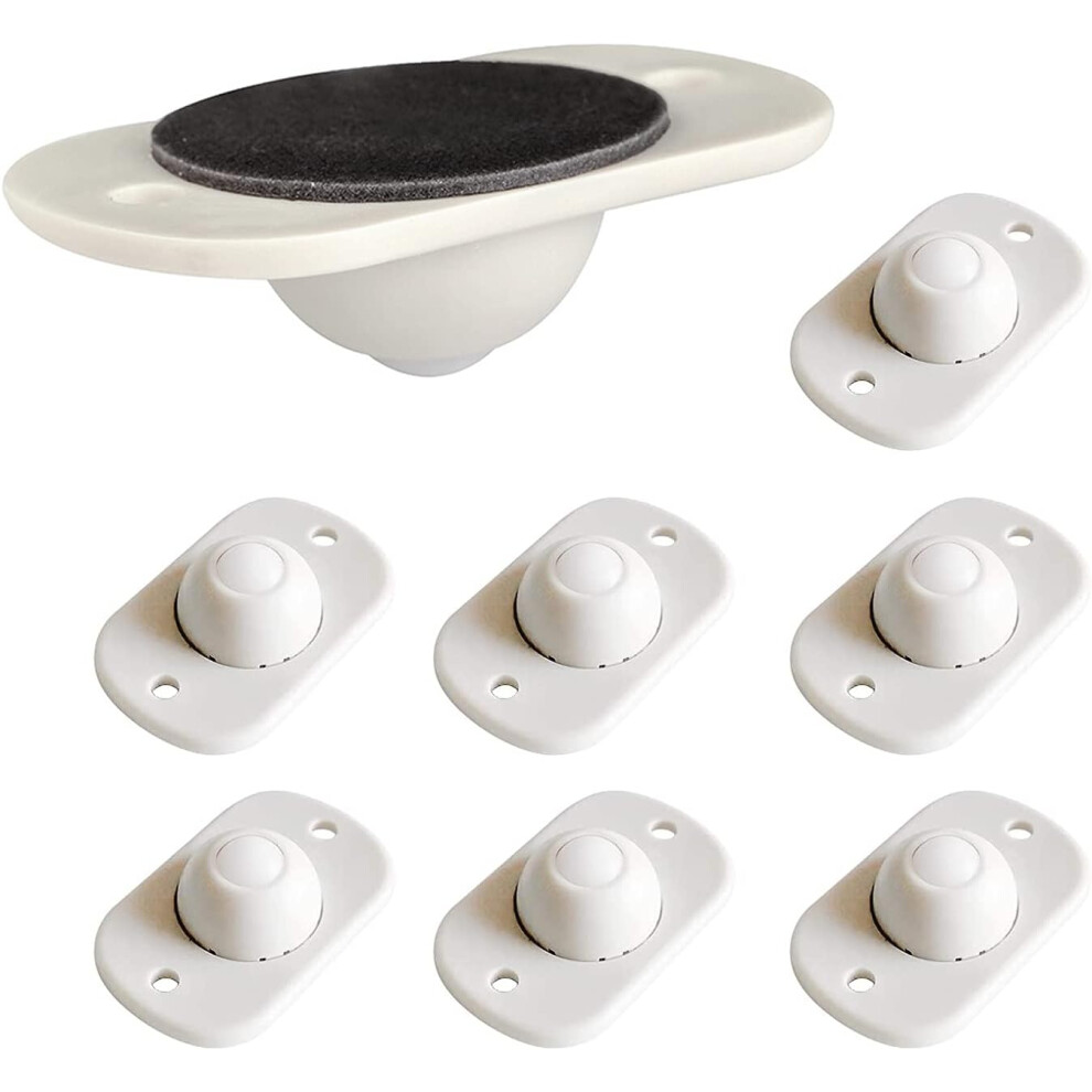 360 Degree Rotation Stickable Universal Ball Transfer Unit, Easy Movement For Convenient Installation, Stable And Durable Self Adhesive Mini Caster Wh 9454554114002