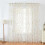 Πιστοποιημένα διαφανή πάνελ OEKO-TEX, ημιδιαφανείς κουρτίνες με πολυτελή σχέδια, για 3
