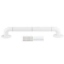 Barra de segurança para banheiro para idosos, antiderrapante, em aço inoxidável, com anel luminoso, resistente à ferrugem, para apoio à