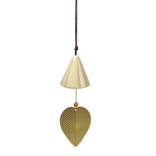 Clopoței de vânt din cupru pentru decorațiuni interioare, simbol al norocului pentru sănătate și fericire, sunet de clopot metalic cu design