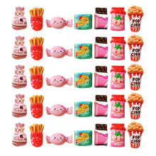 Craft Supplies For Jewelry Making, Cupcake Resin Cabochons Dessert Designs, Attractive Appearance Suitable For Various Crafts, Can Be Used For Bracele