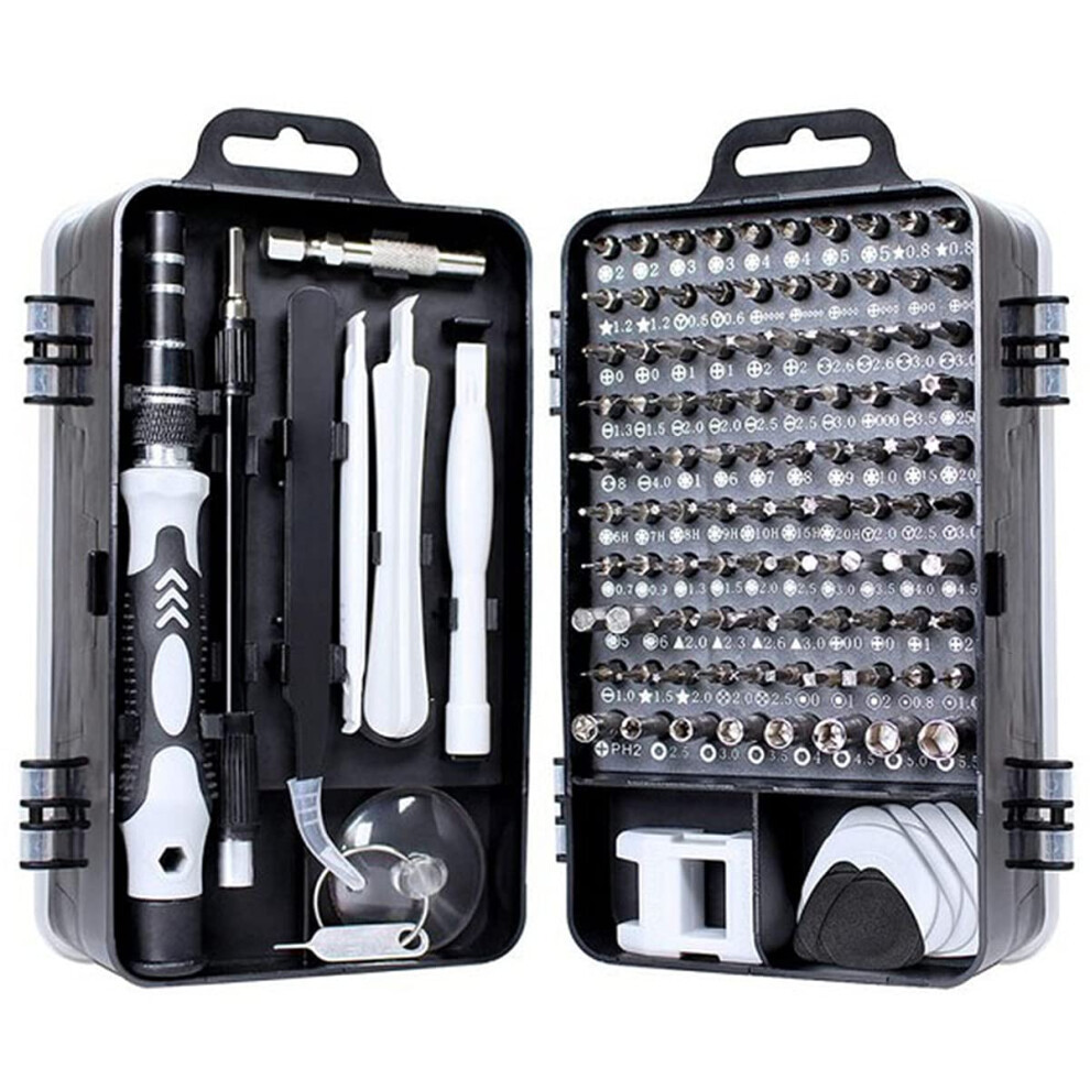 Precision Screwdriver Set 115 In 1 Tool Kit For Electronics, Laptop, Phone, Black 9119770372550