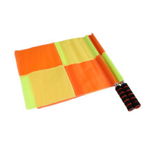 Football Referee Flags Set of 2 with Ergonomic Handles for Soccer Match and Training