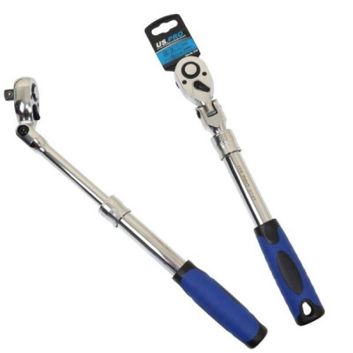 us pro 1/2" Dr 72T Flexible Extendable Ratchet 1