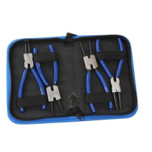 US PRO 4 Piece 6" 150mm Circlip  Snap Ring Pliers Internal External  Pouch 2059