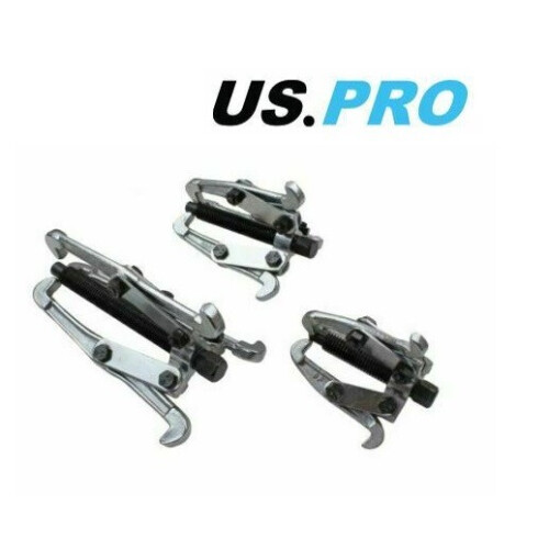 us pro US PRO Tools 3pc Three Leg Gear Puller Set With Reversible Arms 75, 100, 150mm 5169