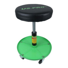 US PRO MECHANICS CREEPER SEAT ROLLING STOOL CHAIR TROLLEY PADDED GARAGE 5061