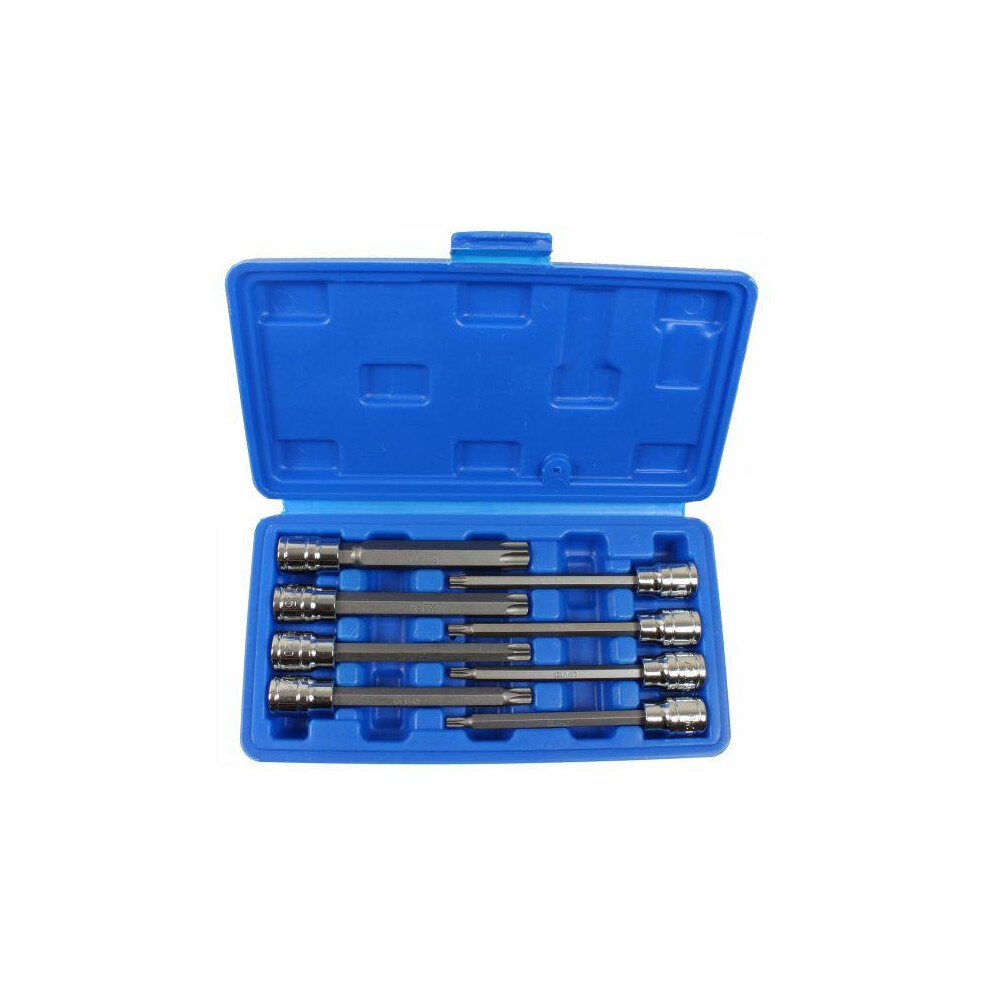 Us Pro Tools 8Pc 3/8" Dr Star Bit Socket Set Long Torx Torx Bits T25-T60 3303