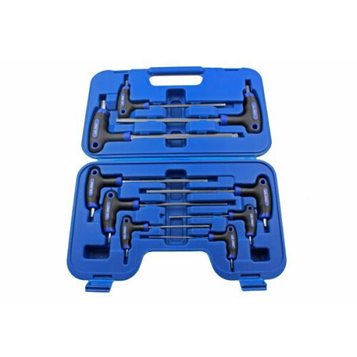US PRO 9pc T Handle Hex Ball Set Allen Key 2mm -10mm Ball End Hex Keys