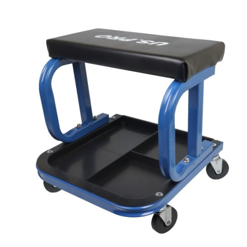 us pro US PRO Tools Work Seat Garage Workshop Stool with Storage 5027