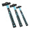 us pro US PRO Tools 3PC Ball Pein Hammer With Fibreglass Handle 8, 16, 32oz 4543 1