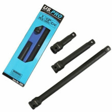 US PRO 3PC 1/2" DR Impact Extension Bar Set 75, 125, 250mm 2086