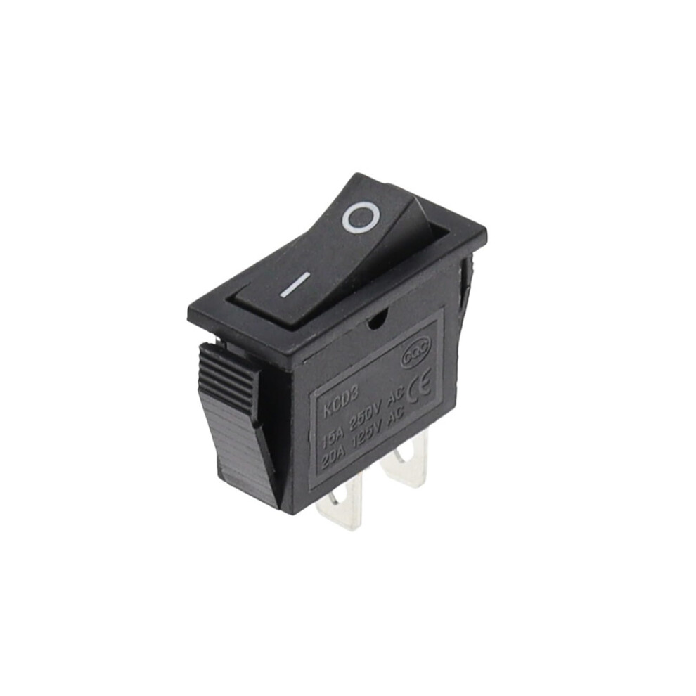 10Pcs Black Kcd3 Illuminated Rocker Switch 2 Pin On Off Power Control 2 Position Durable 9323874601762