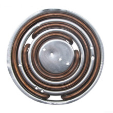 Electric Heating Coil for Cooking and Frying 18.5cm Aluminum Copper Element with Safety Wiring