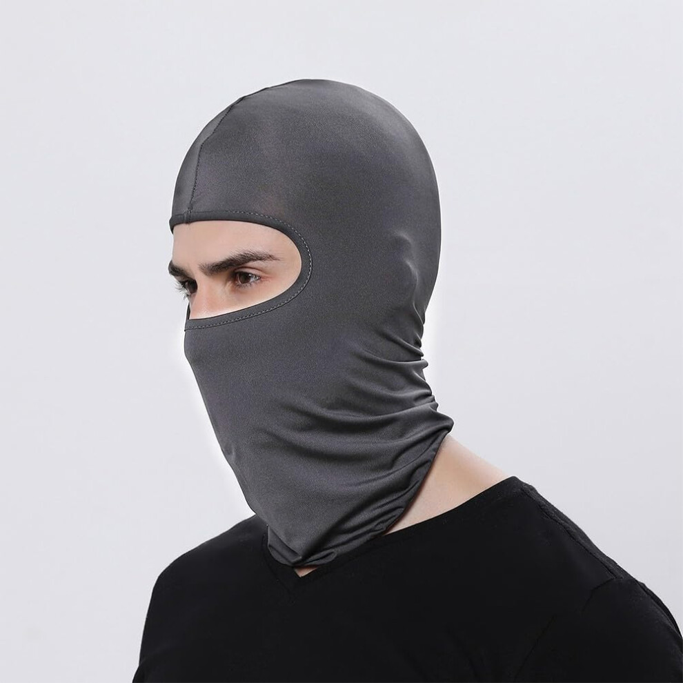 Balaclava Face Mask Windproof Dustproof Breathable Hood For Cycling, Motorcycle Riding (Black) Black 9323874602448