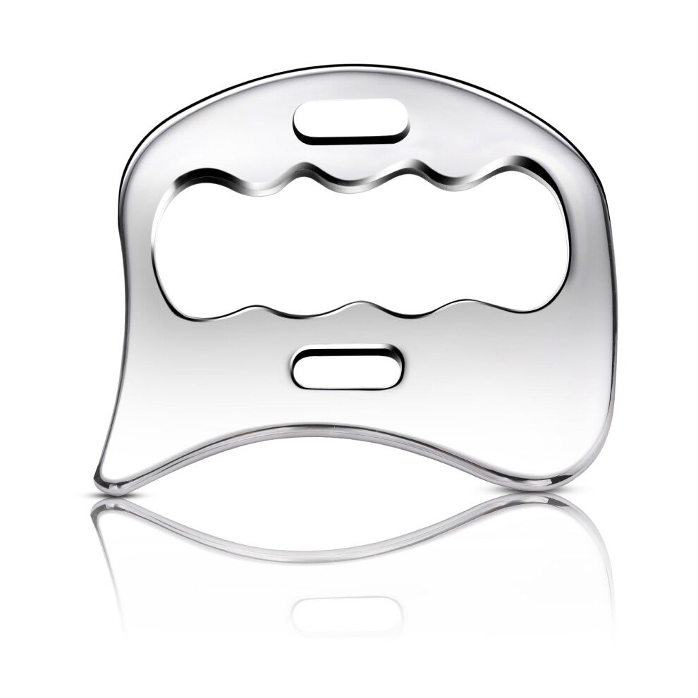 Stainless Steel Gua Sha Muscle Scraper for Deep Tissue Myofascial Release and Lymphatic Drainage