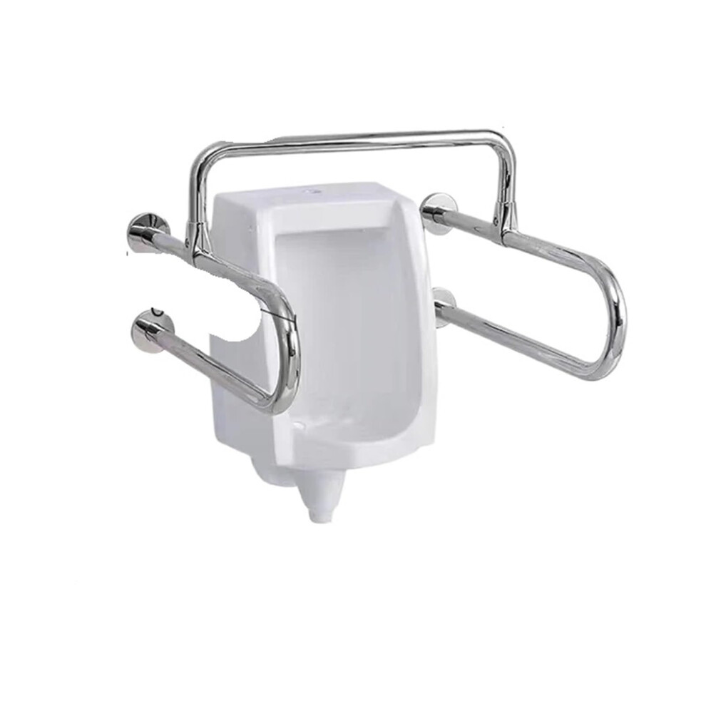 Toilet Safety Rails 304 Stainless Steel Foldable Grab Bar for Elderly Handicap Support 60x60cm