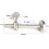 304 Stainless Steel Handrail Bracket Adjustable Wall Mounted Railing Support Heavy Duty Rust Resistant 4