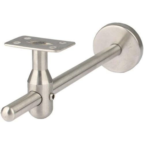 304 Stainless Steel Handrail Bracket Adjustable Wall Mounted Railing Support Heavy Duty Rust Resistant 1