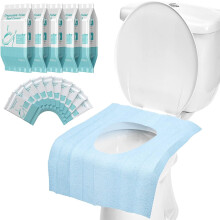 Huse de toaletă de unică folosință, impermeabile, antiderapante, pentru călătorii, pentru utilizare în avion și hotel, ambalate individual,