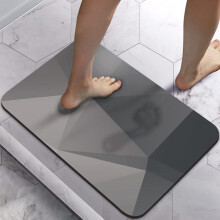 Tapis de bain à séchage rapide, bac à galets absorbant en éponge, fibres ultrafines avec envers antidérapant pour la cuisine et les espaces pour