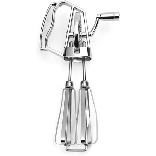 Manual Hand Mixer with Adjustable Speed Stainless Steel Egg Beater for Baking and Kitchen Use 2