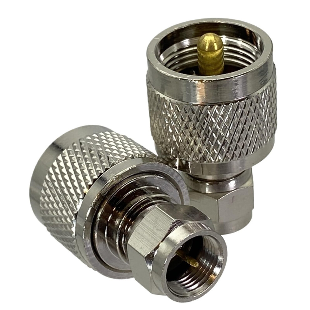 Uhf To F Adapter Pl259 So239 Rf Coaxial Connector Universal Compatibility Stable Signal Transfer 9323874603421