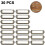 Εύκολη στην εγκατάσταση θήκη ετικετών καρτών, μεταλλικές θήκες ετικετών 2