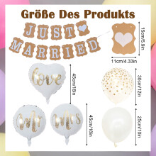 Décoration chic pour jeunes mariés, ballons « Mr Mrs » avec « Love » en aluminium pour défilés de mariage, décorations élégantes pour