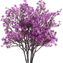 Buchete artificiale Babys Breath, material textil roșu vibrant, la atingere, îmbunătățește utilizarea în interior și exterior, decorațiuni