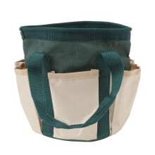 Sac de jardinage portable en toile Oxford 600D robuste avec poignée confortable et fond stable, idéal pour ranger vos outils. Ce sac de rangement
