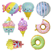 Kit de fĂŞte, assortiment de ballons en aluminium en forme de bonbons pour une ambiance joyeuse lors des anniversaires d'enfants, 8 ballons aux