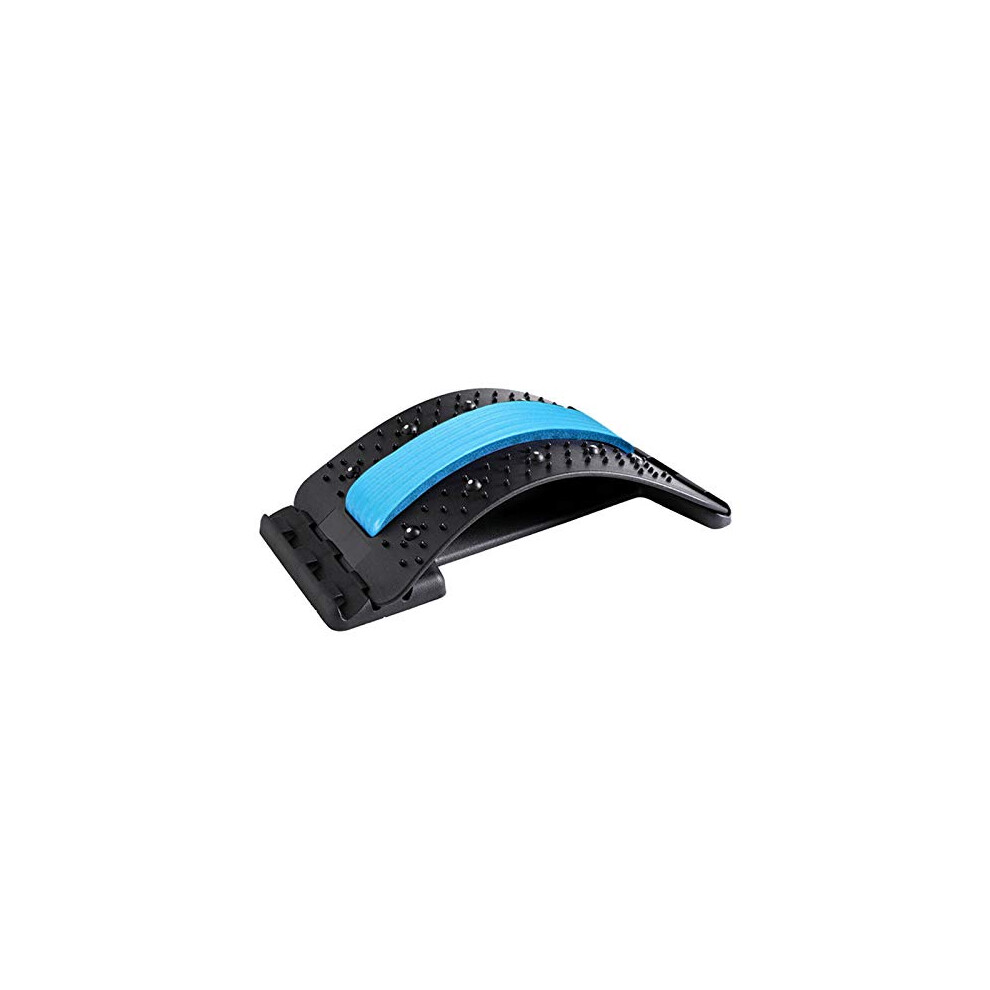 Blue Back Stretcher With Magnets For Back Pain Relief And Posture Correction, Adjustable