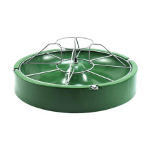Pig Feed Bowl Double Layer Piglet Feeder with Water Dispenser for Livestock and Pets
