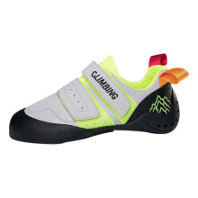 Climbing Shoes for Teenagers, Lightweight NonSlip Bouldering Gym Footwear, Breathable Gray 36 EU
