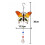 Κομψά κολιμπρί Suncatchers, κρεμαστό κόσμημα κρυστάλλινης σφαίρας για εσωτερική και 2