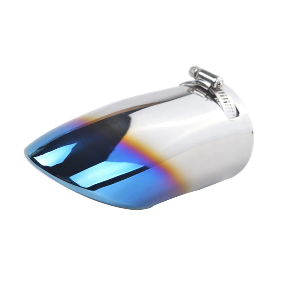 Universal Car Exhaust Tip 76Mm Stainless Steel Tailpipe Rustresistant Easy Installation 9119770373434