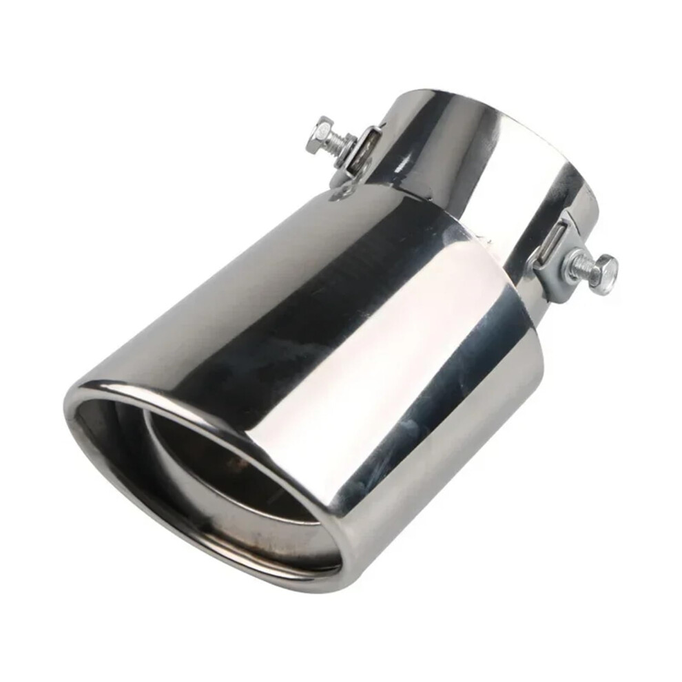 Universal Car Exhaust Muffler Tip Round Stainless Steel Tail Pipe Chrome Rear Outlet (4) 9119770375421