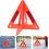 2 Sets Emergency Warning Triangle Car Safety Reflector for Roadside Breakdown  Visibility 3