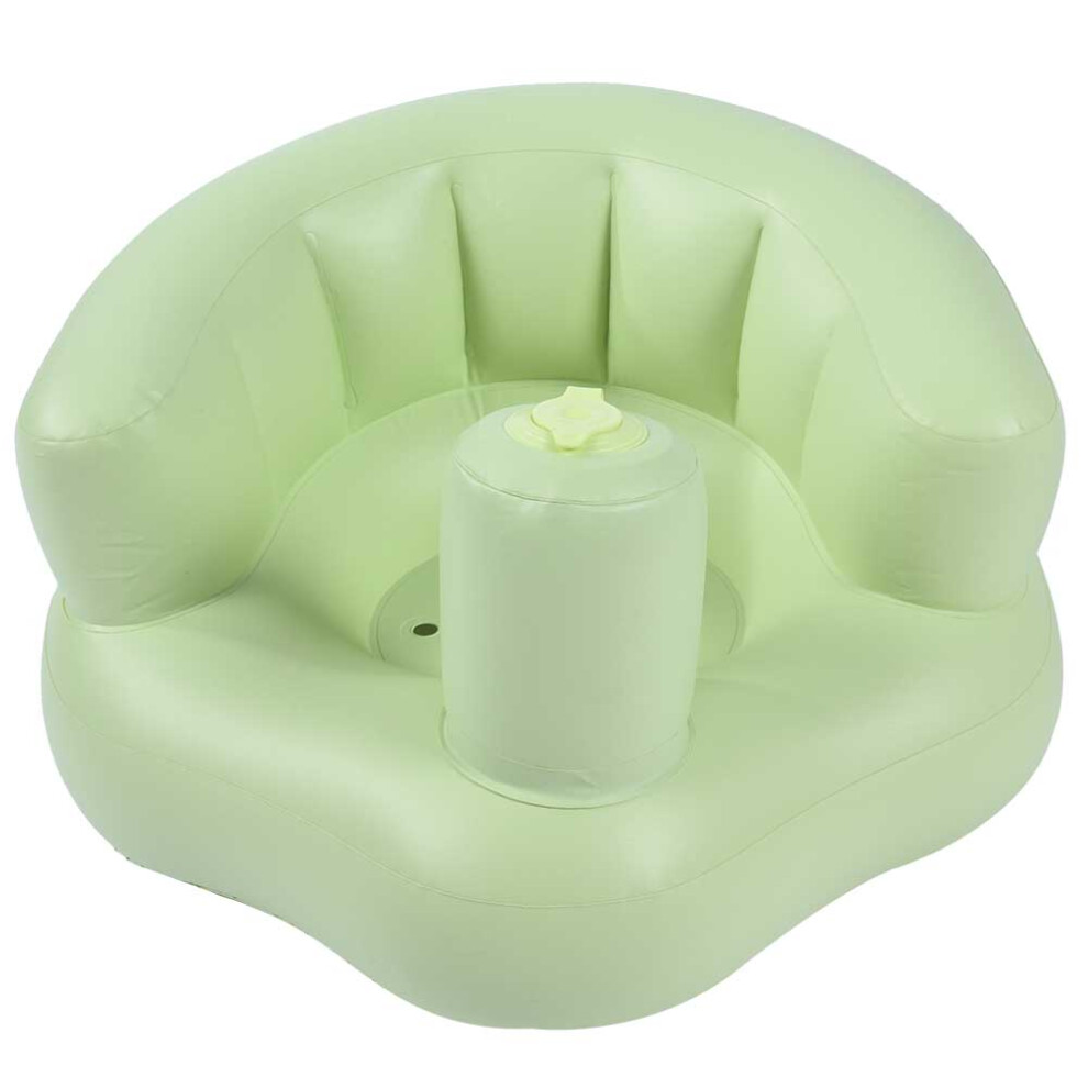 Inflatable Baby Seat with Built In Air Pump, Ergonomic Design Safe Floor Chair for Babies Learning to Sit, Portable Infant Support Sofa with Ventilati