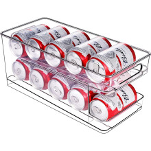 Eierbehälter für den Kühlschrank, lebensmittelechte, BPA-freie, transparente Aufbewahrungsboxen aus Kunststoff mit Gleitmechanismus und
