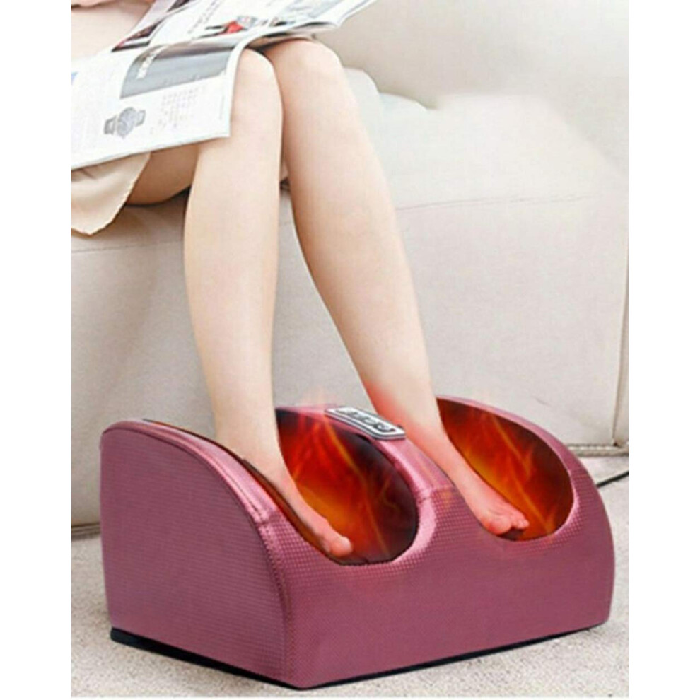 Shiatsu Foot Massager with Heat, Deep Kneading and Calf Air Compression for Pain Relief