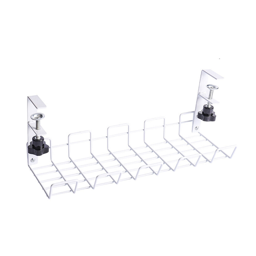 Under Desk Wire Organizer, Under Table Cable Management, Sturdy Construction For Cord Organizer, Multi-Scenario Use Under Desk Cable Rack, Under Desk 9466005967921