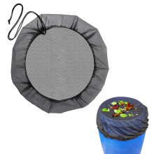 Rain Barrel Cover with MosquitoProof Mesh and Drawstring for Outdoor Water Butt 80cm