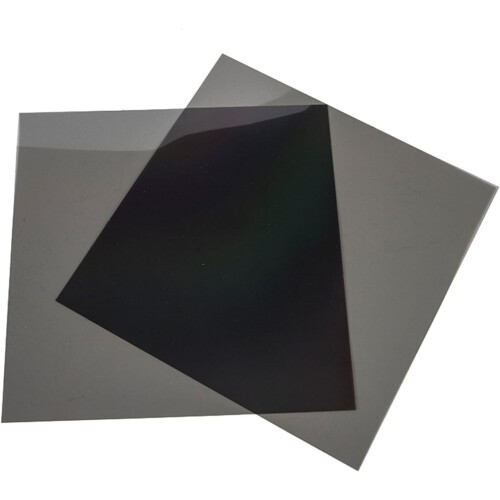 Polarized Film Sheets Linear Polarizer Filter 2 Pack for Photography Lighting and Physics 1
