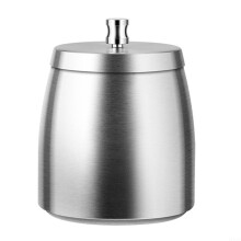 Stainless Steel Ash Collection Bowl with Lid and Non‑Slip Base for Indoor Outdoor Large Capacity