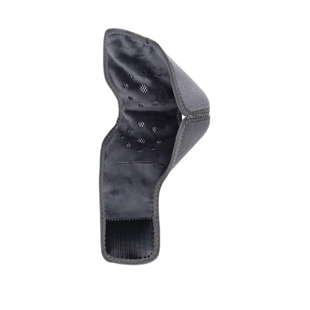 Grey Foot Massager With Heat And Vibration, Cordless Ankle Therapy, 5 Heat Levels, 3 Modes,