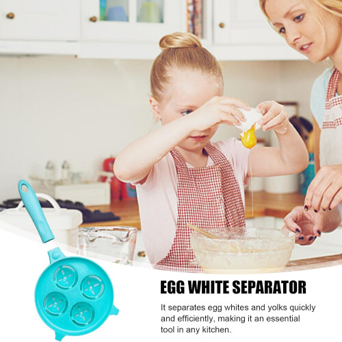 Stainless Steel Egg Separator with Ergonomic Handle for Fast Egg Separation, Dishwasher Safe Kitchen Tool 1