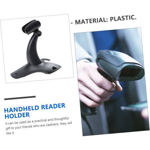 Handheld Barcode Scanner Stand Adjustable Holder for POS Retail Supermarkets and Store Use 1