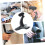 Handheld Barcode Scanner Stand Adjustable Holder for POS Retail Supermarkets and Store Use 5